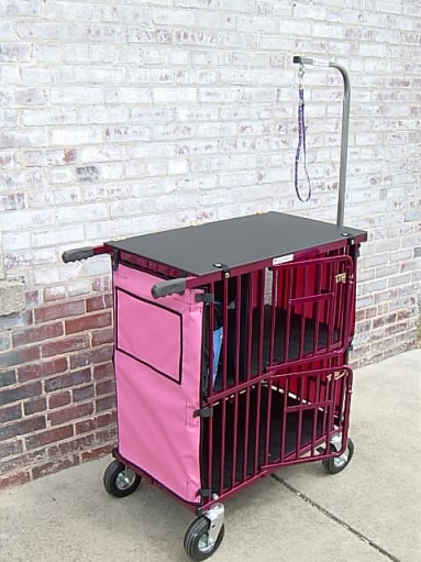 BiS 4-berth Trolley Pink with skirt